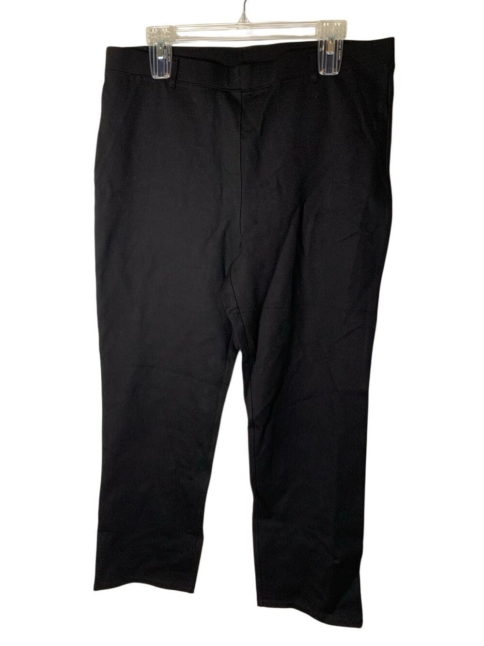 Quince Ultra-Stretch Ponte Straight Leg Pants black size XL NEW WITH TAGS